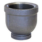 Reducer Coupling, 1/2 x 1/8 in, FNPT, 150 lb, Malleable Iron, Black