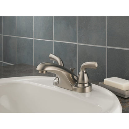 Foundations Core-B Centerset Bathroom Faucet with Pop-Up Drain Assembly - Includes Lifetime Warranty