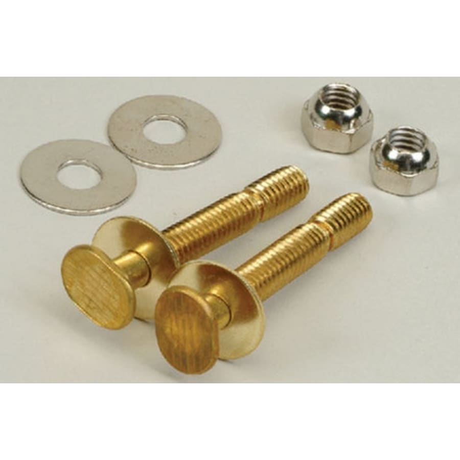 5/16" XLG Brass Snap Closet Bolt Stainless Steel Pair