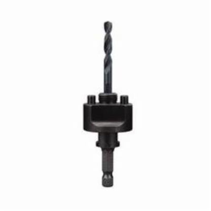 Large Thread Quick-Change Universal Hole Saw Arbor, 5/8-18 Arbor, 3/8 in, Steel