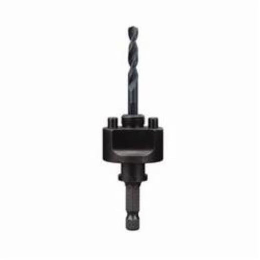 Large Thread Quick-Change Universal Hole Saw Arbor, 5/8-18 Arbor, 3/8 in, Steel