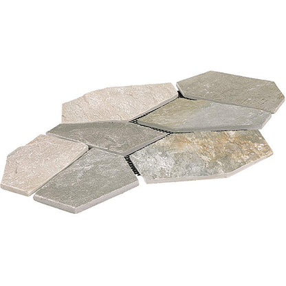 Slate Golden Sun Pattern, Natural Cleft Versaille