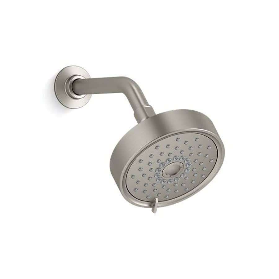 Purist® Multi Function Shower Head, 5-1/2 in Dia, 1.75 gpm, Vibrant Brushed Nickel