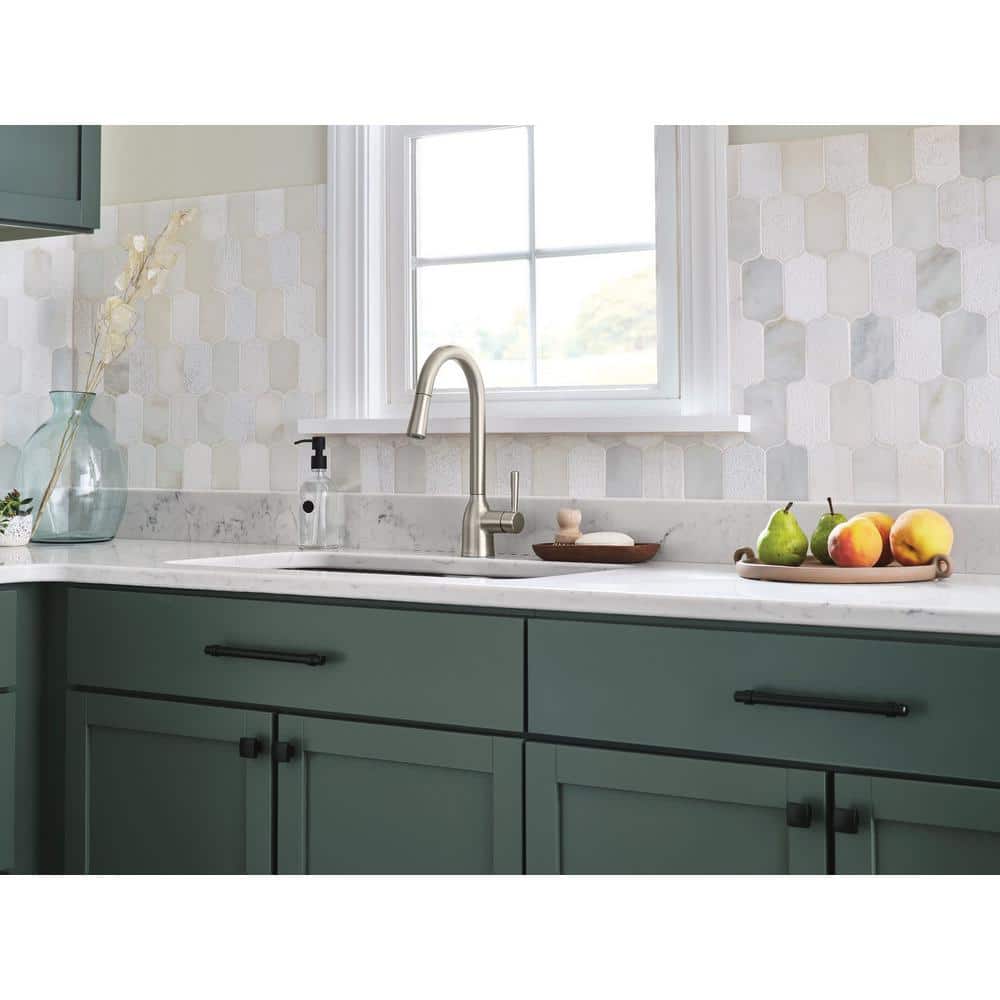 Adler Single-Handle Pull-Down Sprayer Kitchen Faucet with Power Clean and Reflex in Spot Resist Stainless