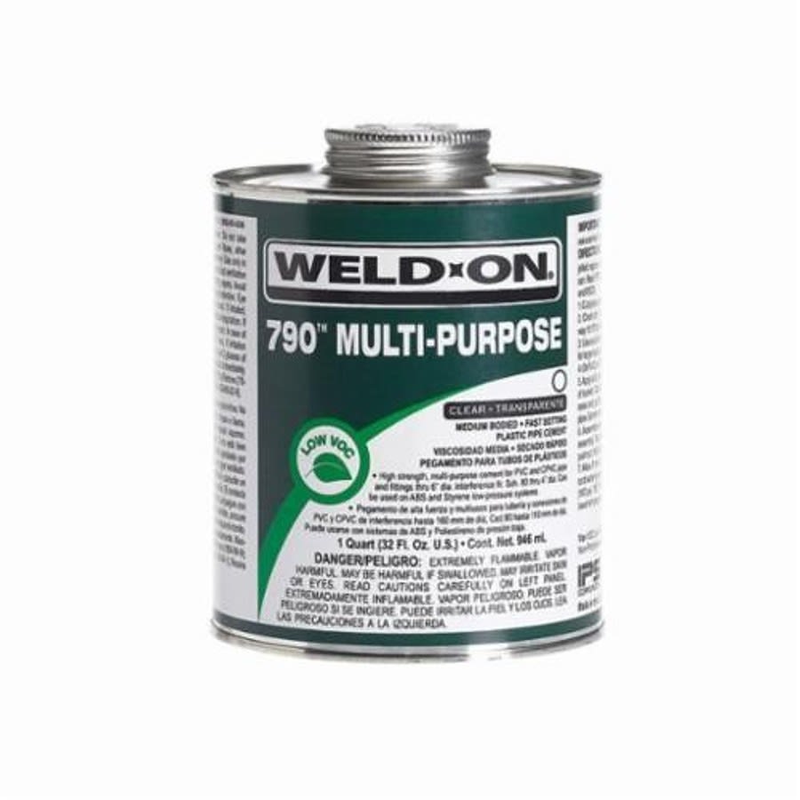 790™ Medium Body Cement, 1 pt, Clear, For PVC, CPVC