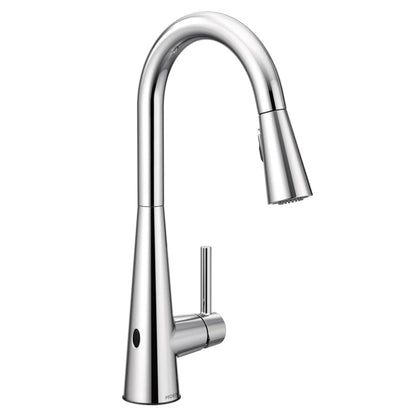 Sleek 1.5 GPM Single Hole Pull Down Kitchen Faucet with MotionSense