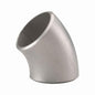 45 deg Elbow, 1-1/2 in, Butt Weld, SCH 40/STD, 304/304L Stainless Steel