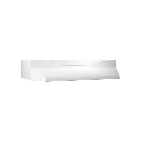 Range Hood, 30 in W, White