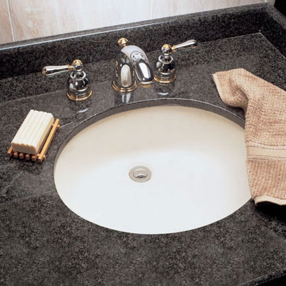 Ovalyn 17" Undermount Porcelain Bathroom Sink