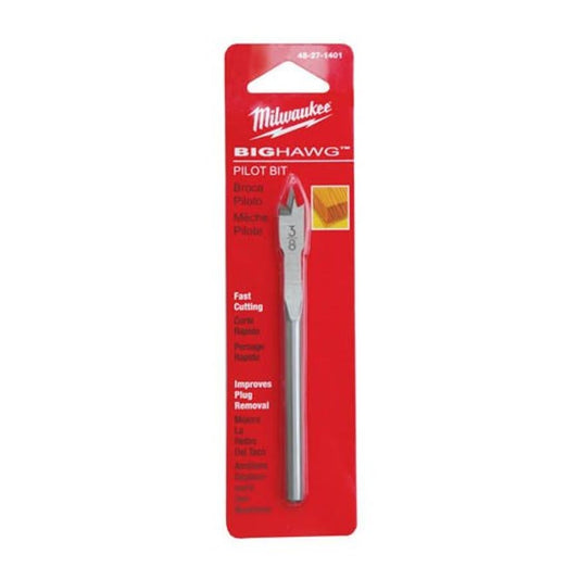 Big Hawg® Self-Feeding Pilot Bit Adapter, 1/2 in, 1/4 in, D Cutting, Alloy Steel