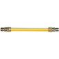 Gas Flex, 1/2 in ID, 1/2 in, MNPT, 18 in L