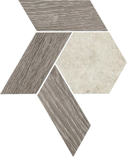 Historic Limestone Tradition Blend Hexagon 12X10 Matte