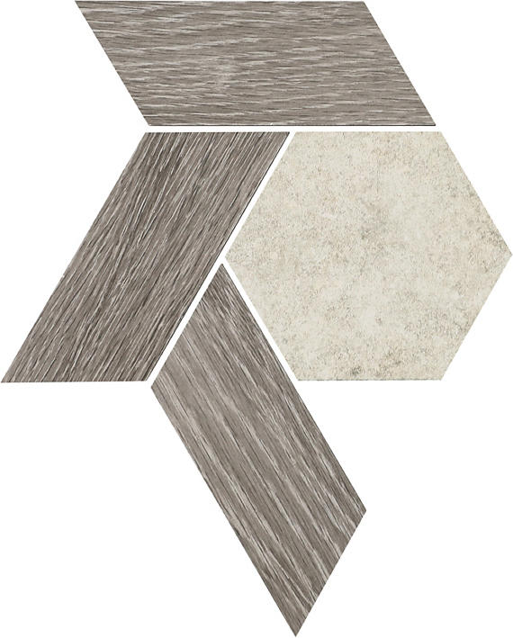 Historic Limestone Tradition Blend Hexagon 12X10 Matte