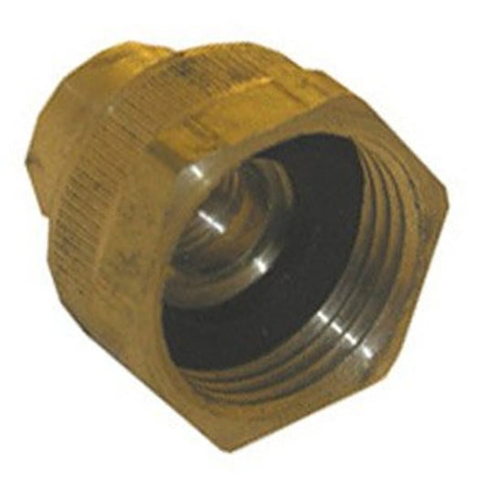 Cd Brass Hose Cap with 1/4 Tap