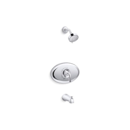 Pressure Balanced Tub & Shower Trim, Polished Chrome