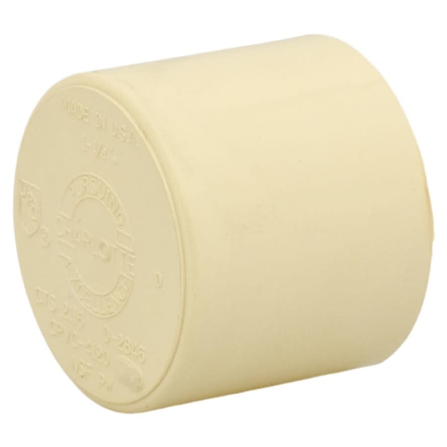 FlowGuard Gold® Cap, 2 in, Hub, SDR 11, CPVC