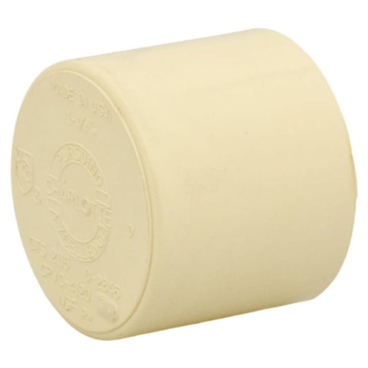 FlowGuard Gold® Cap, 1-1/4 in, Hub, SDR 11, CPVC