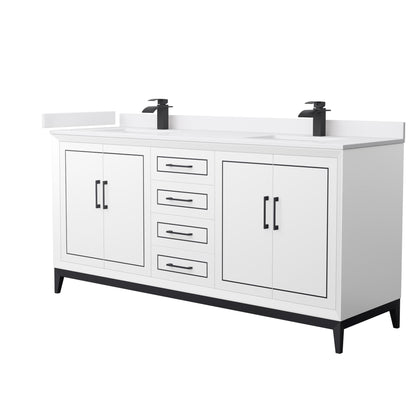 Marlena Double Bathroom Vanity - 72W x 35.25H x 22D