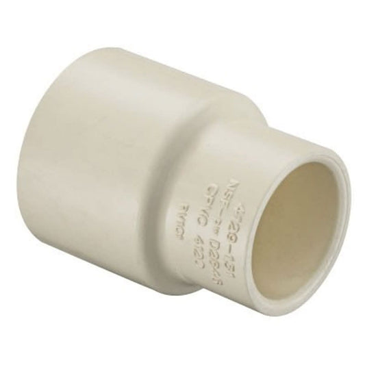 Reducer Coupling, 2 x 1-1/2 in, Socket, SCH 40/STD, CPVC