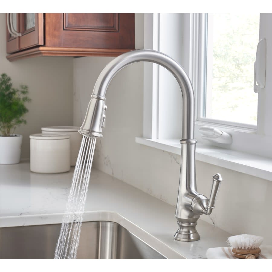 Delancey Single Handle Pull-Down Spray Kitchen Faucet