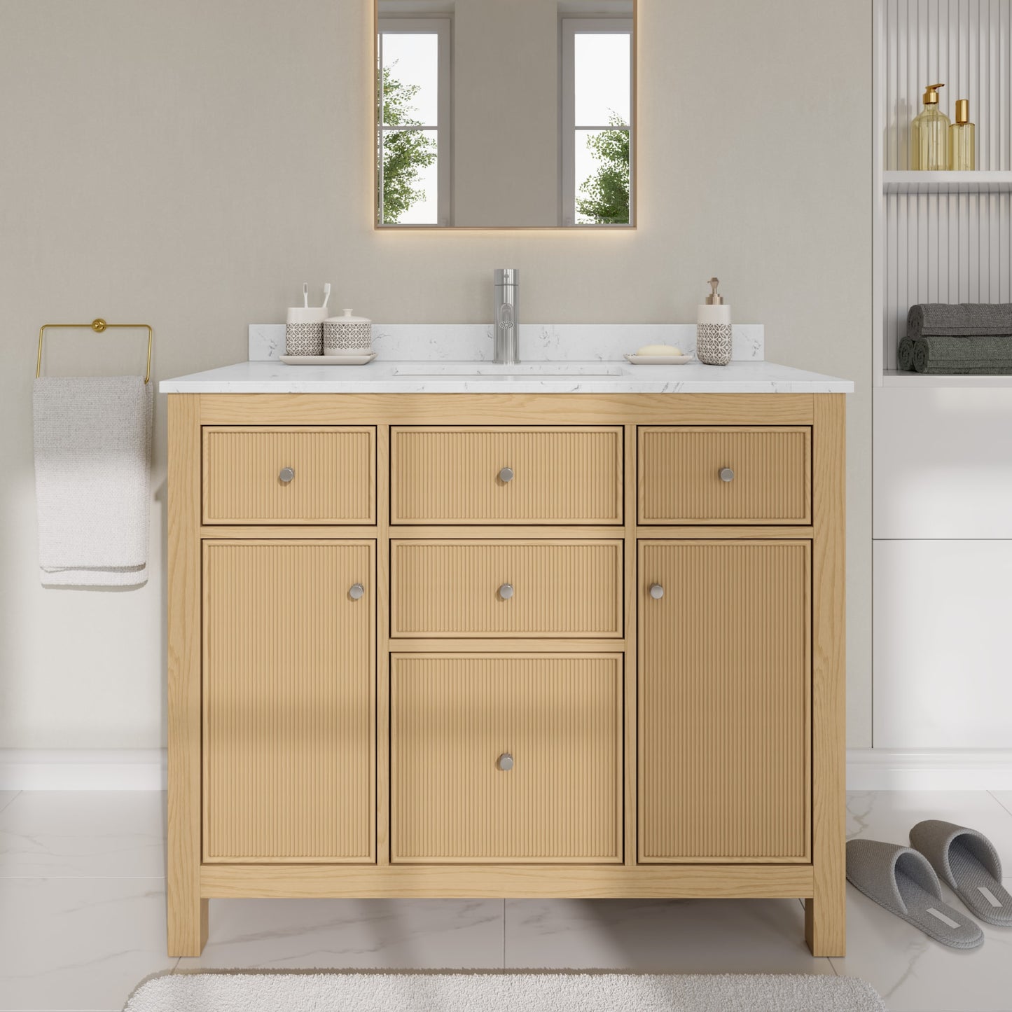 Pendry Single Bathroom Vanity - 42W x 35H x 22D
