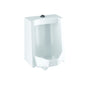 Flat Back Urinal, ADA, Top Spud, 0.125/0.5 gpf, White
