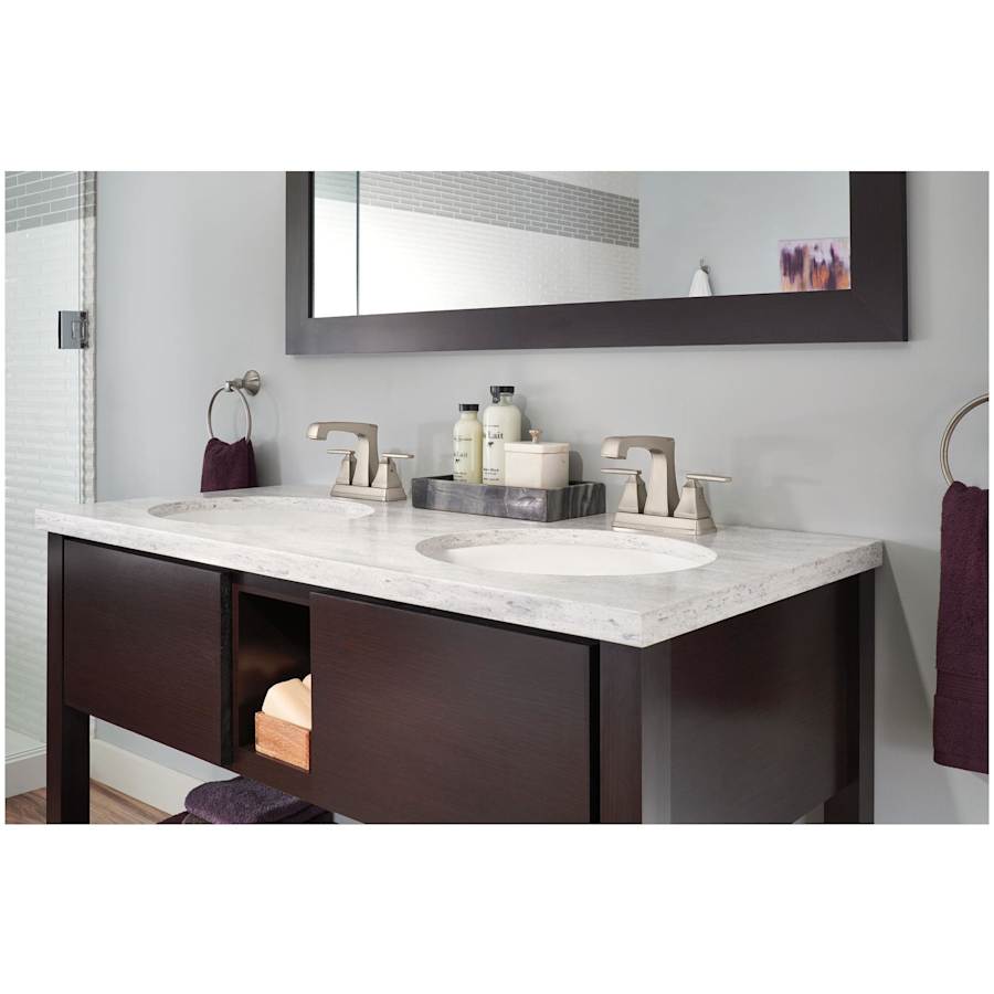 Ashlyn 1.2 GPM Centerset Bathroom Faucet with Plastic Drain Assembly - For Trade Professionals Less Instructions and Aerator Wrench