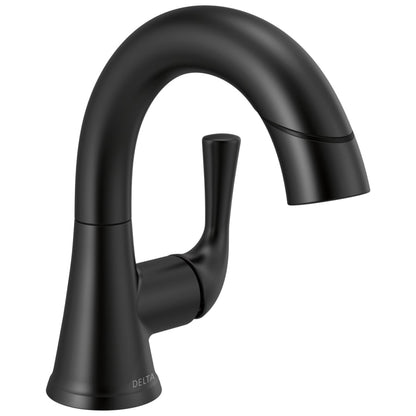 Kayra 1.2 GPM Single Hole Pull-Down Bathroom Faucet with 15-3/4" Hose and Pop-Up Drain Assembly