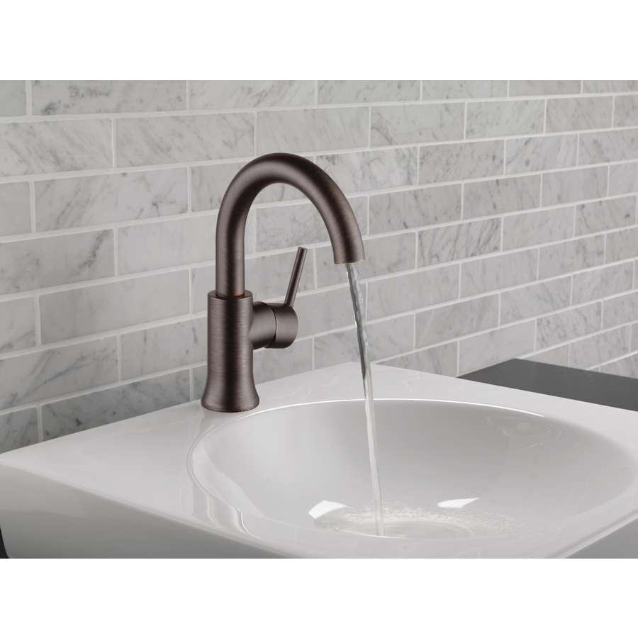 Trinsic 1.2 GPM Single Hole Bathroom Faucet - Includes Metal Push Pop-Up Drain Assembly