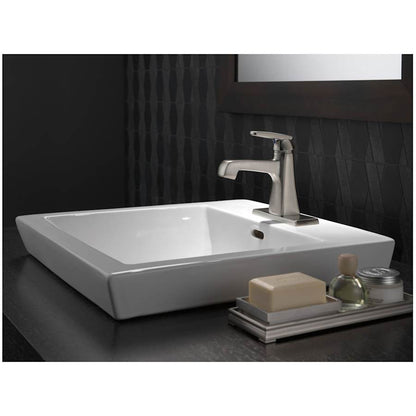 Ashlyn 1.2 GPM Single Hole Bathroom Faucet with Push Pop-Up Drain Assembly