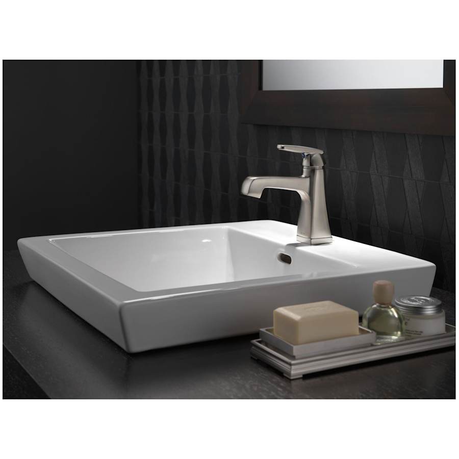 Ashlyn 1.2 GPM Single Hole Bathroom Faucet with Push Pop-Up Drain Assembly