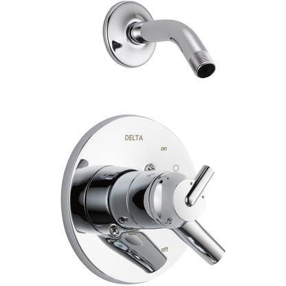 Trinsic Monitor 17 Series Dual Function Pressure Balanced Shower Trim Package with Integrated Volume Control - Less Shower Head and Rough-In Valve