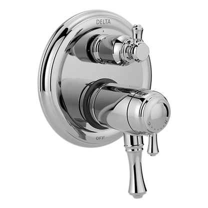 Cassidy 17T Series Thermostatic Valve Trim with Integrated Volume Control and 3 Function Diverter for Two Shower Applications - Less Rough-In