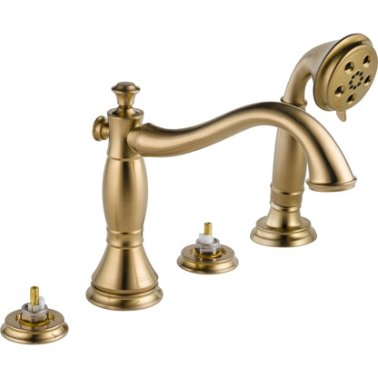 Cassidy Deck Mounted Roman Tub Filler Trim with Hand Shower - Handles and Rough-In Valve Sold Separately