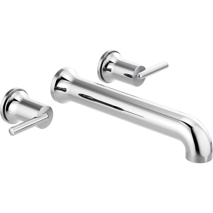 Trinsic Double Handle Wall Mounted Tub Filler Trim - Less Rough In