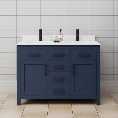 Beckett Double Bathroom Vanity - 48W x 35H x 22D