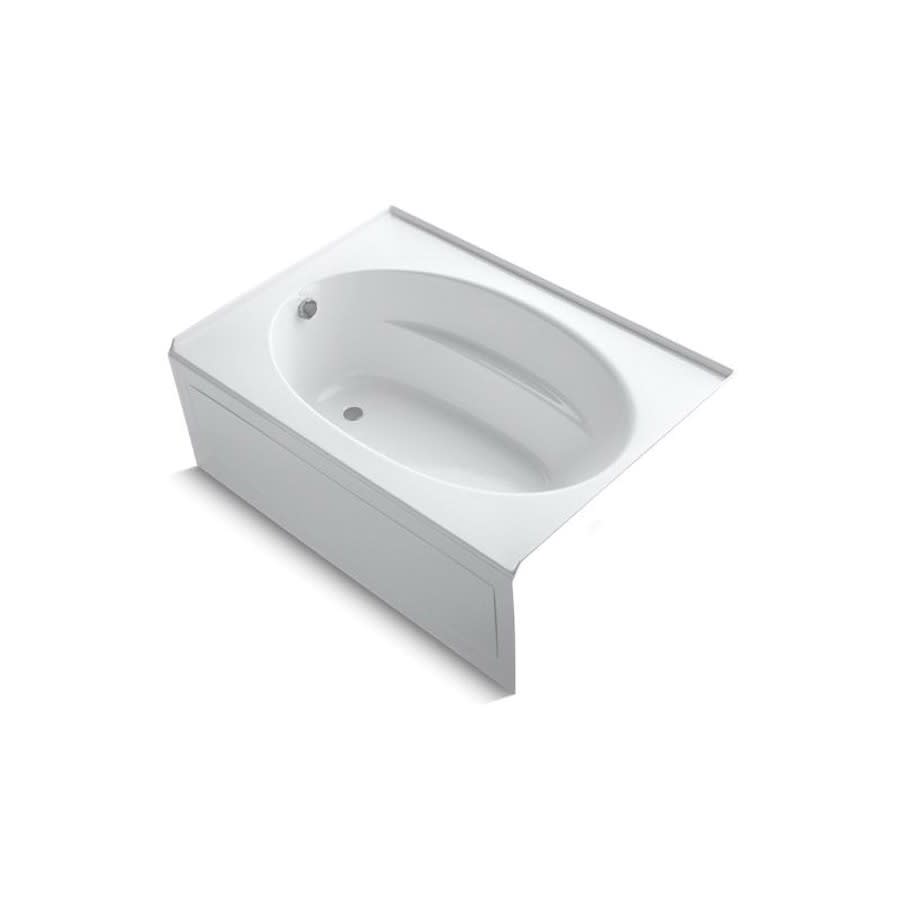 Windward® Alcove Tub, 60 x 42 x 21 in, Left Hand Drain, White