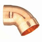 DWV 45 deg Elbow, 1-1/4 in, C, Copper