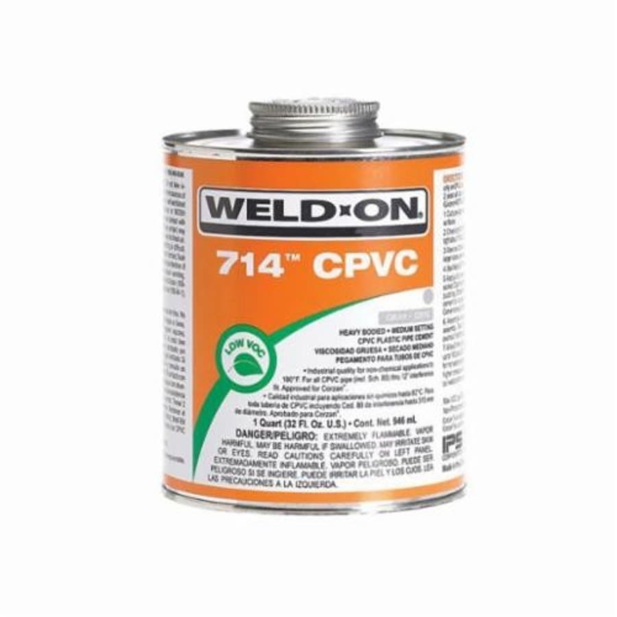 713™ Regular Body Cement, 1/4 pt, Orange, For CPVC