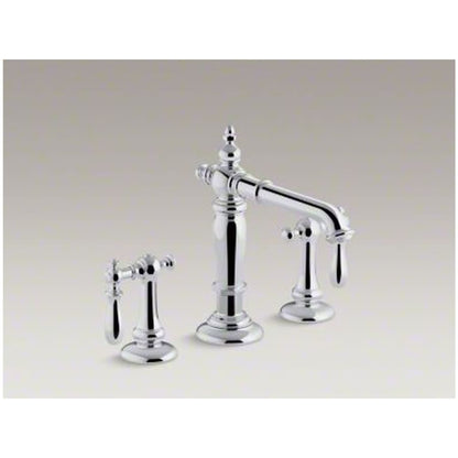 Artifacts 1.2 GPM Widespread Bathroom Faucet with Pop-Up Drain Assembly - Less Handles