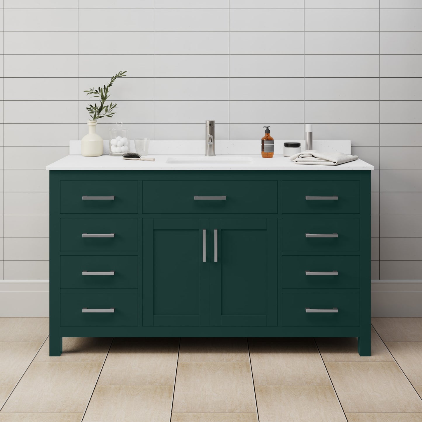 Beckett Single Bathroom Vanity - 60W x 35H x 22D