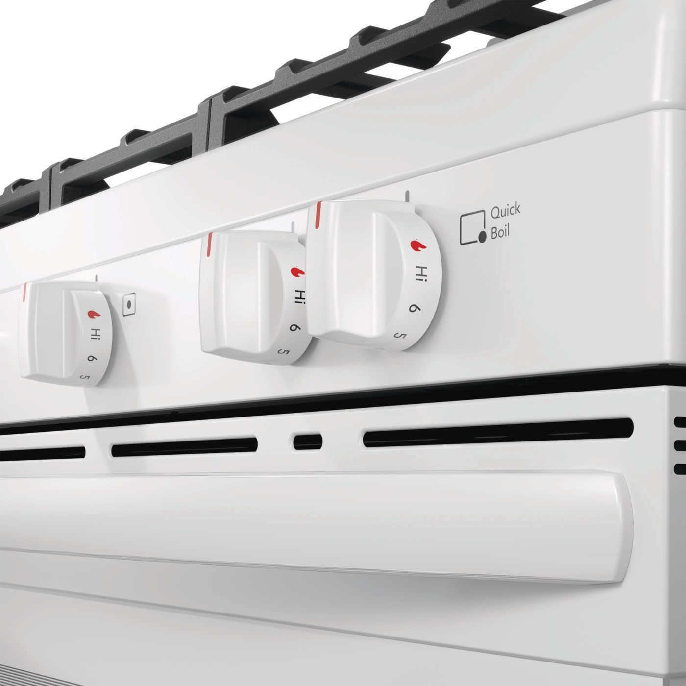 Frigidaire 30 in. 5.0 cu. ft. 5-Burner Gas Range with Manual Clean in White