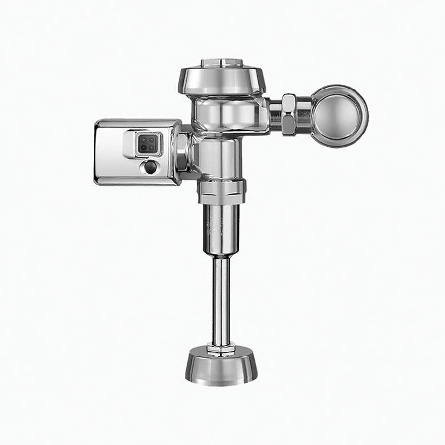 Optima® Automatic Urinal Flush Valve, ADA, Battery, 0.125 gpf, Polished Chrome