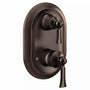 Wynford 2 Function Pressure Balanced Valve Trim Only with Double Lever Handle, Integrated Diverter - Less Rough In