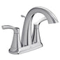Ash Centerset Lavatory Faucet, ADA, 2 Handle, 3-Hole, 1.2 gpm, Chrome
