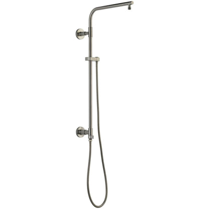 Emerge 26" Round Shower Column with Hose and Integrated Diverter - Less Shower Head and Hand Shower