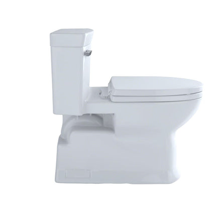 Eco Soiree One Piece Elongated 1.28 GPF ADA Toilet with Double Cyclone Flush System and CeFiONtect - Soft Close Seat Included