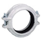 Rigid Coupling, 6 in, Groove, Ductile Iron, Galvanized