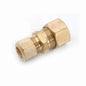 Union, 5/8 x 3/8 in, Comp, Brass, Rough Brass, Domestic
