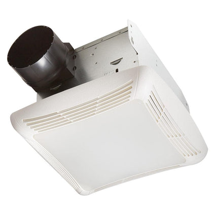 80 CFM Ceiling Bathroom Exhaust Fan with Light
